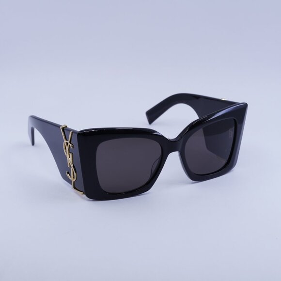 🕶️ New Saint Laurent SLM119 BLAZE 001 Sunglasses - Black Frame, Black Lenses